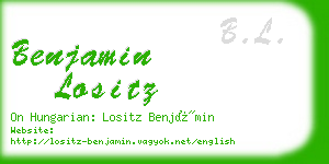 benjamin lositz business card